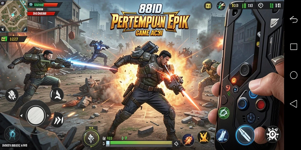 Screenshot gameplay Action 88ID yang menegangkan dan penuh aksi.