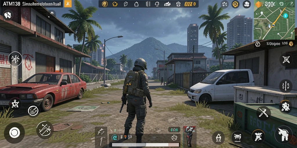 Tampilan gameplay ATM138 yang menakjubkan dan interaktif.