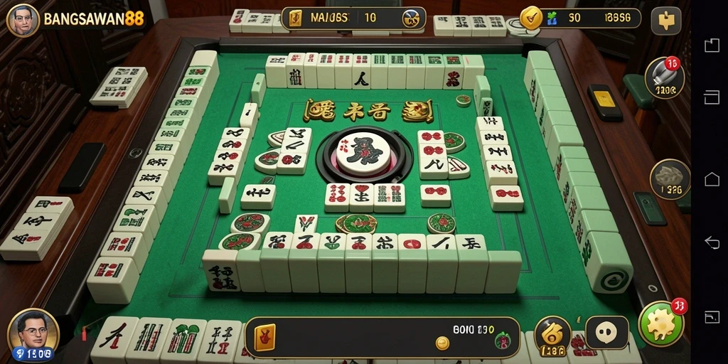 Gameplay seru dalam BANGSAWAN88 dengan tantangan Mahjong.