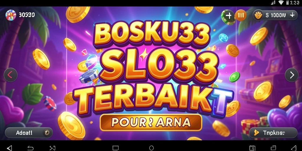 Tampilan gameplay menarik dari BOSKU33 dengan beragam tema slot.