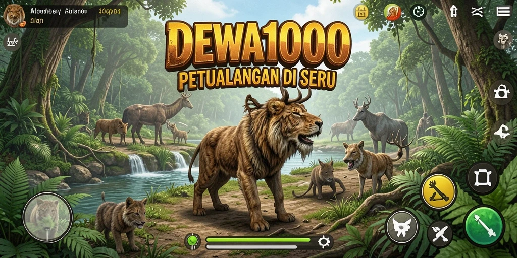 Screenshot dari gameplay DEWA1000 menampilkan petualangan yang mendebarkan.