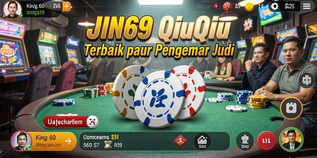 Screenshot JIN69 menampilkan aksi mendebarkan permainan QiuQiu.