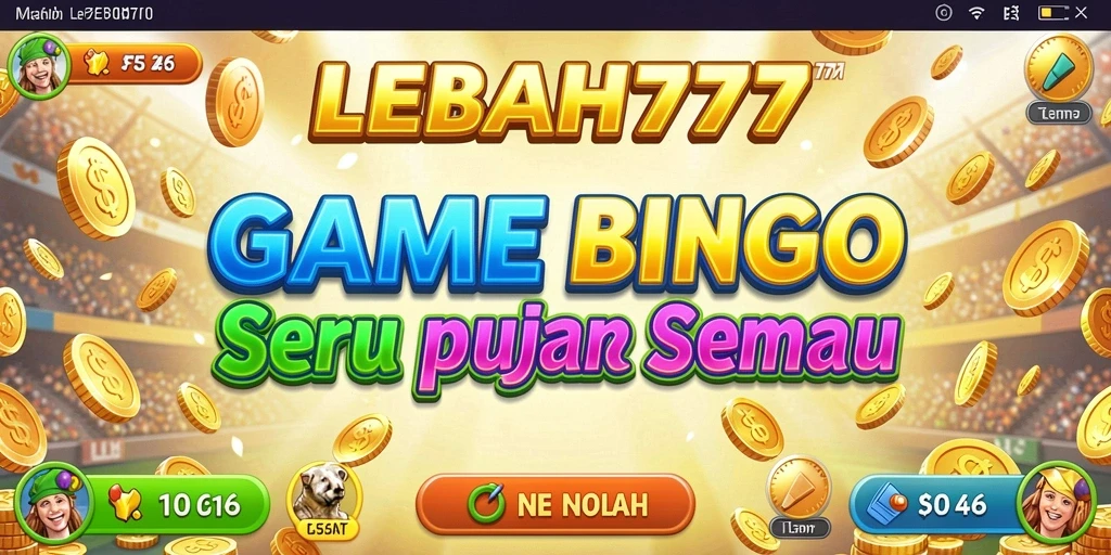 Screenshot gameplay LEBAH777 yang menunjukkan suasana Bingo yang seru.