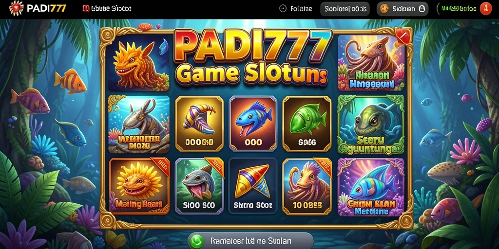 Menampilkan gameplay yang seru dan interaktif dari PADI777.