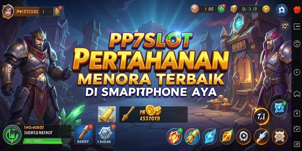 Tampilan menarik dari gameplay PP7SLOT yang penuh strategi Tower Defense.