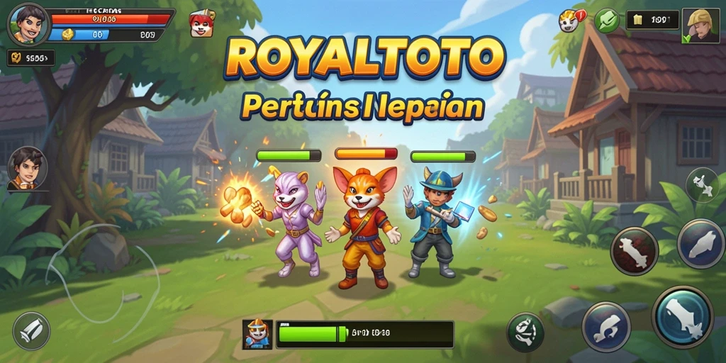 Tampilan menarik dari gameplay strategis ROYALTOTO.