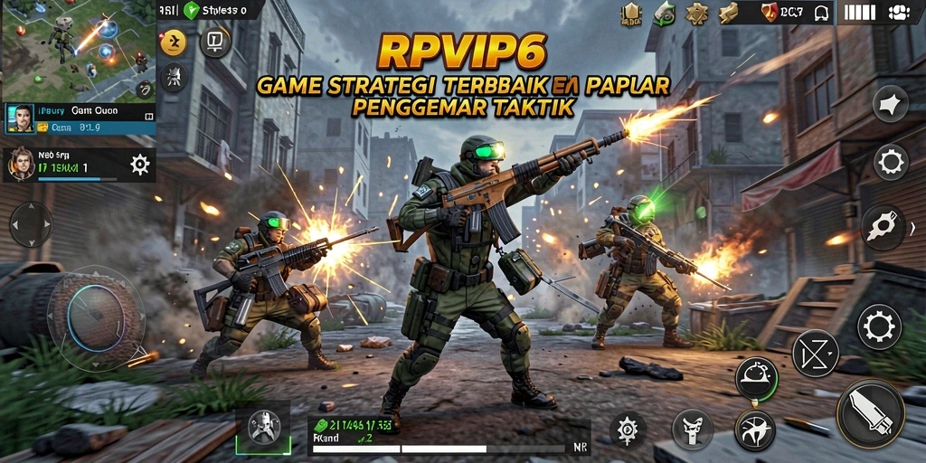Tampilan gameplay RPVIP6 yang strategis dan penuh aksi.