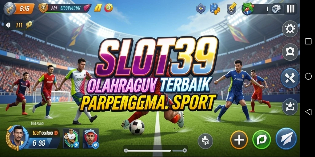Tangkapan layar SLOT39 menunjukkan gameplay yang seru dan penuh aksi olahraga.