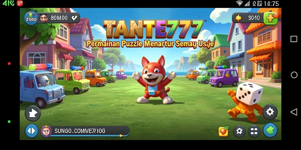 Tampilan gameplay seru di TANTE777 dengan berbagai teka-teki.