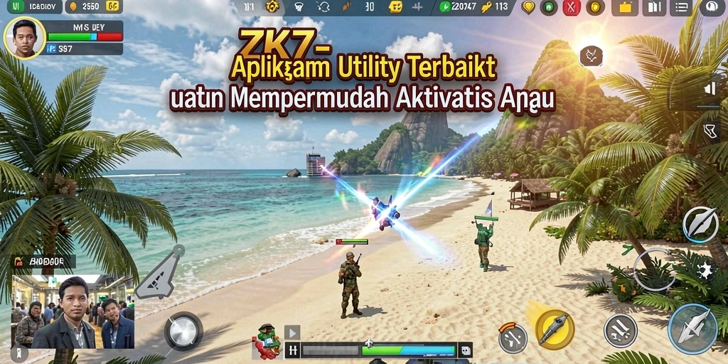 Tampilan antarmuka ZK7 yang sederhana dan fungsional.